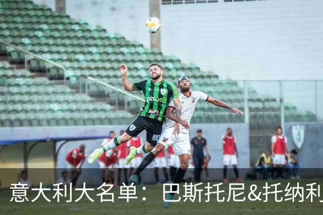 意大利大名单：巴斯托尼&托纳利领衔